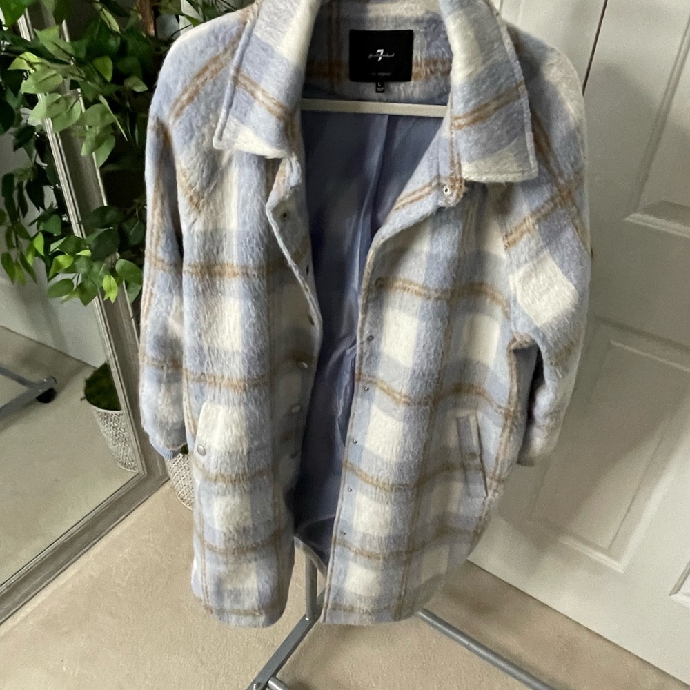 COPY - 7 for all mankind shacket size large